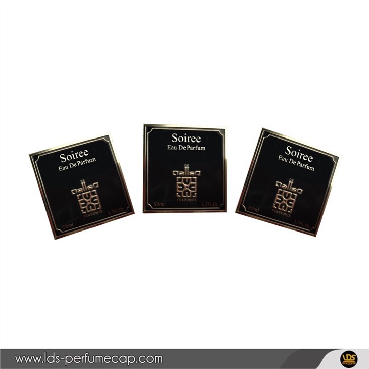 Custom Aluminum Label For Perfume Packaging