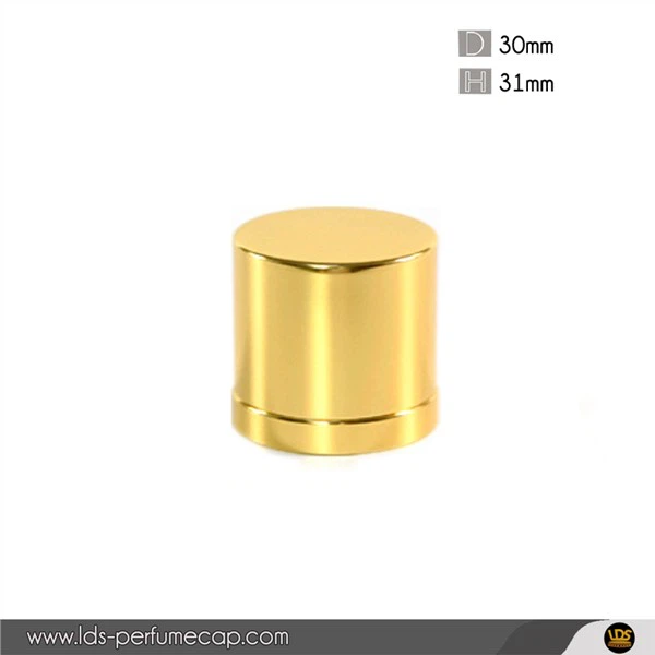 गोल आकार एल्यूमीनियम इत्र कैप
