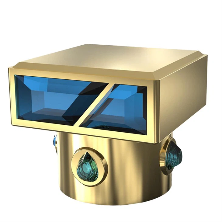 जिंक मिश्र धातु इत्र ढक्कन कस्टम लोगो